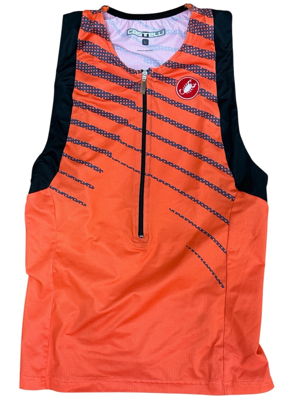 CASTELLI FREE MEN HIGH PERFORMANCE SLEEVELESS BIKING CYCLING TRIATHLON TOP LARGE